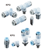 SMC驅(qū)動類空氣配管用潔凈型快換管接頭 KPQ/KPG